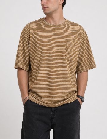 Tricou Zara, kaki