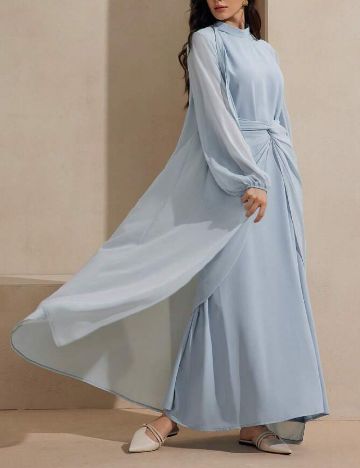 Set Rochie si Cardigan SHEIN, albastru