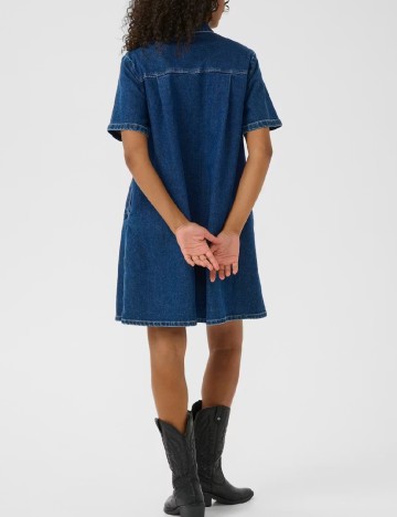 Rochie scurta Kaffe, albastru