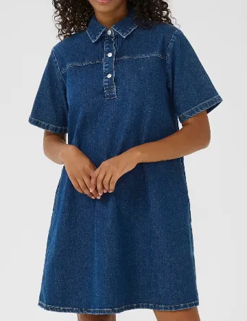 Rochie scurta Kaffe, albastru