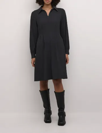 Rochie medie Kaffe, gri inchis