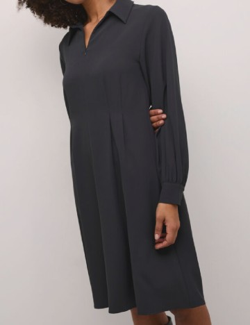 Rochie medie Kaffe, gri inchis