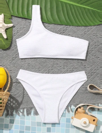 Costum de baie Shein Kids, alb