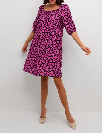 Rochie scurta Kaffe, floral print