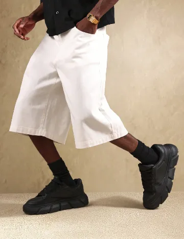Pantaloni scurti SUMWON, alb