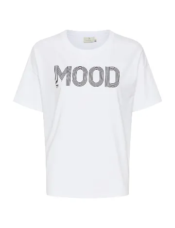 Tricou Kaffe, alb