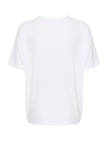 Tricou Kaffe, alb