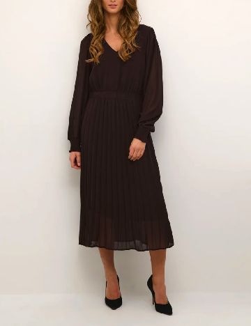 Rochie medie Kaffe, maro