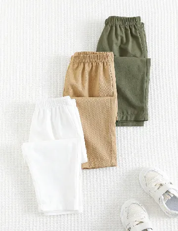 Set pantaloni 3 perechi Cozy Pixies, mix culori