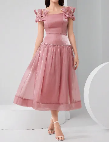 Rochie medie SHEIN, roz