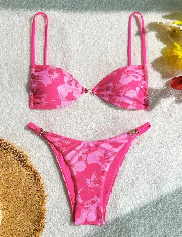 Costum de baie SHEIN, roz