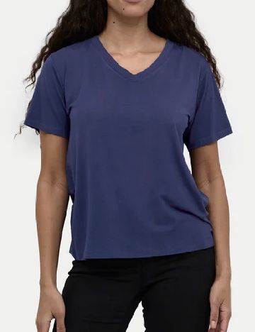 Tricou Kaffe, albastru