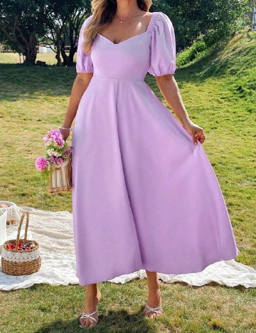 Rochie lunga SHEIN CURVE, mov