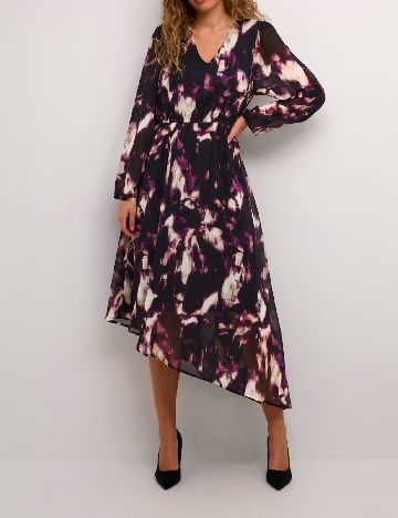 Rochie medie Kaffe, mov