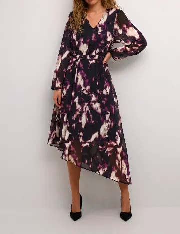 Rochie medie Kaffe, mov