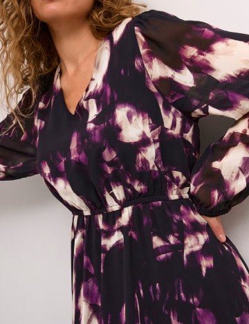 Rochie medie Kaffe, mov
