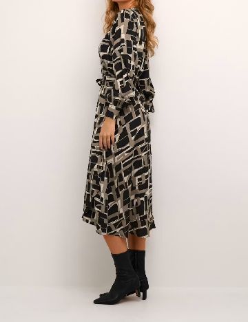 Rochie medie Kaffe, mix culori