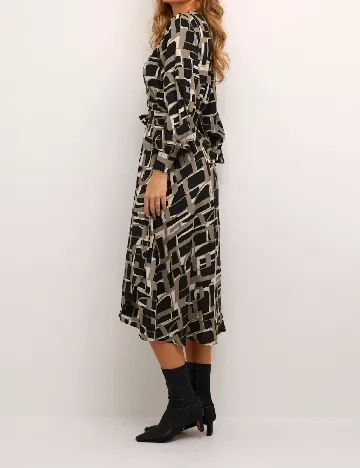 Rochie medie Kaffe, mix culori