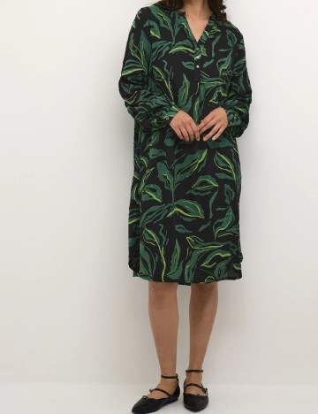 Rochie medie Kaffe, verde