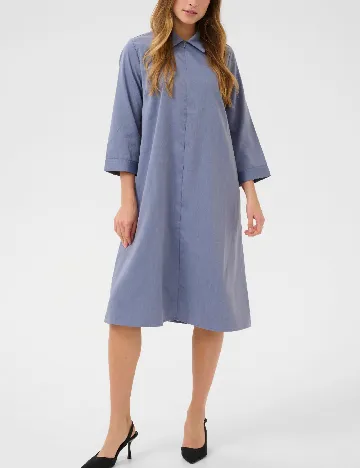 Rochie medie Kaffe, albastru