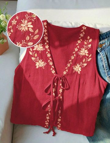 Top SHEIN, rosu