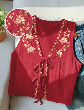 Top SHEIN, rosu