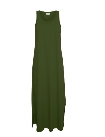 Rochie lunga Kaffe, verde