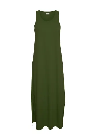 Rochie lunga Kaffe, verde