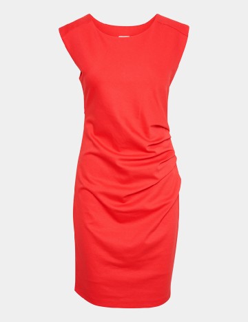 Rochie scurta Kaffe, rosu
