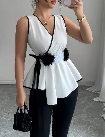 Bluza SHEIN, alb