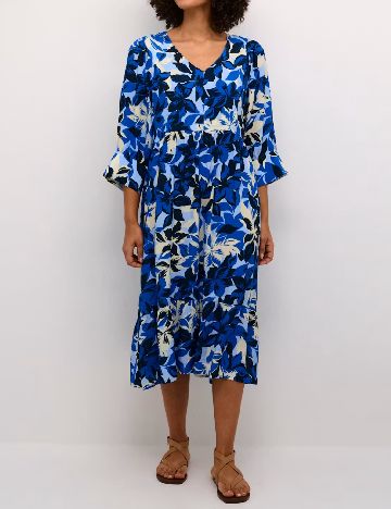 Rochie medie Kaffe, albastru