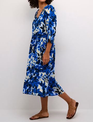 Rochie medie Kaffe, albastru