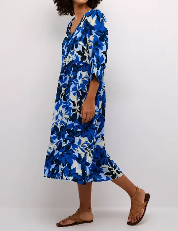 Rochie medie Kaffe, albastru
