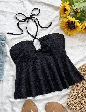 Top SHEIN, negru