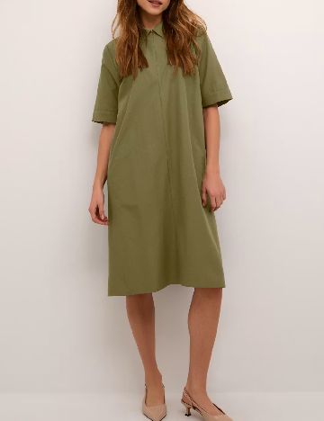 Rochie medie Kaffe, verde