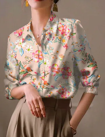Camasa SHEIN CURVE, floral