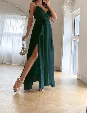 Rochie lunga UNITHORSE, verde