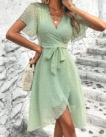 Rochie scurta SHEIN, verde
