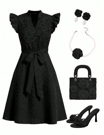 Rochie scurta SHEIN, negru