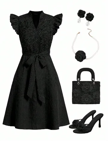 Rochie scurta SHEIN, negru