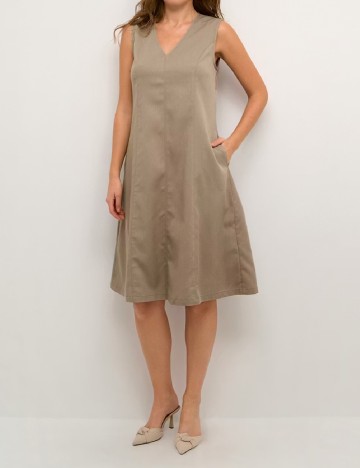 Rochie scurta Kaffe, maro