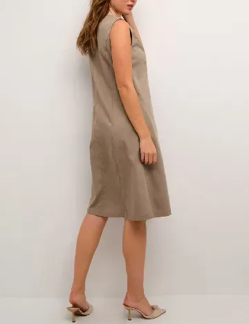 Rochie scurta Kaffe, maro