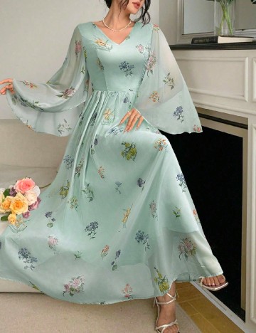 Rochie lunga SHEIN, turcoaz