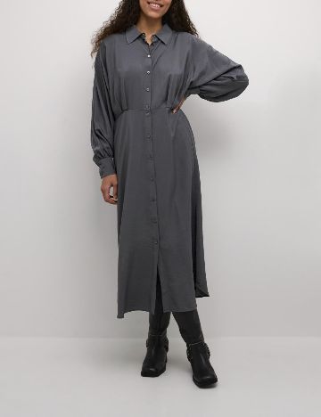 Rochie lunga Kaffe, gri