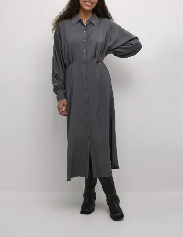 Rochie lunga Kaffe, gri