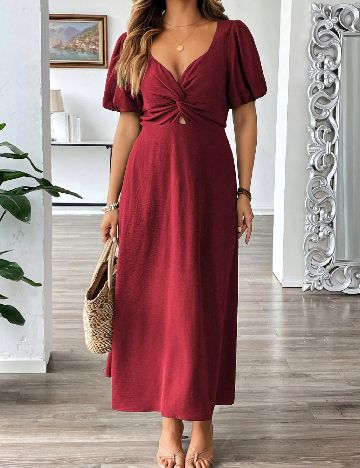 Rochie lunga SHEIN CURVE, rosu
