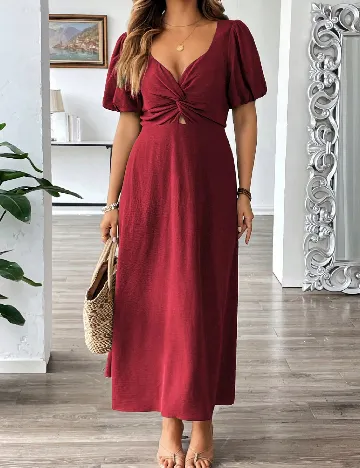 Rochie lunga SHEIN CURVE, rosu