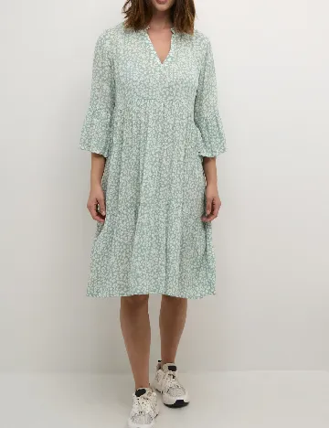 Rochie medie Kaffe, verde