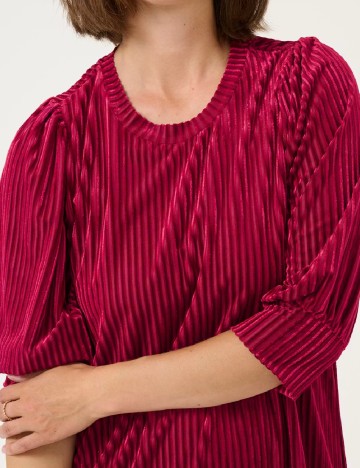 Rochie scurta Kaffe, visiniu