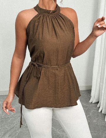 Bluza SHEIN CURVE, maro